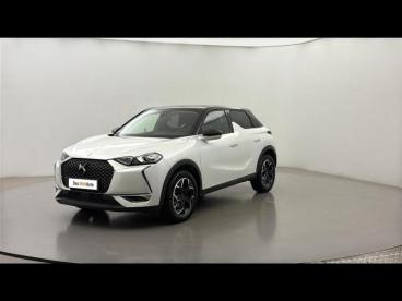 DS CERTIFIED Ds Ds 3 Crossback Puretech 130ch Connected Chic Automatique occasion certifiée - Citadine Essence Blanc Perle Nacré - Toit Noir Perla N. - Clermont Ferrand - 4069158_1