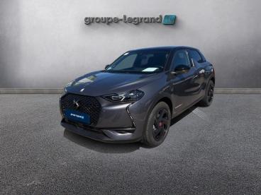 DS CERTIFIED Ds Ds 3 Crossback E-tense Performance Line + occasion certifiée - Citadine Electrique Gris Platinium - Toit Noir Perla Nera - Le Havre - 4087803_1