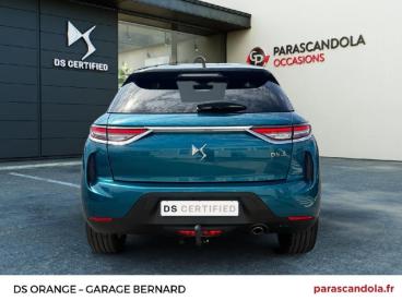 SPOTICAR Ds Ds 3 Crossback Bluehdi 130ch Grand Chic Automatique 98g Occasion - Citadine Diesel Bleu Millenium (m) - Toit Blanc Opale - Orange - 304097015_5