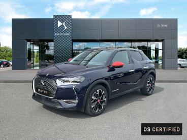 DS CERTIFIED Ds Ds 3 Crossback Bluehdi 130ch Ines De La Fressange Paris Automatiq occasion certifiée - Citadine Diesel Bleu Encre (m) - Toit Noir Perla Nera - Beaurains - 4102449_1