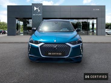 DS CERTIFIED Ds Ds 3 Crossback E-tense Grand Chic 4cv occasion certifiée - Citadine Electrique Bleu Millenium - Toit Noir Perla Nera - Moulins - 4119541_2