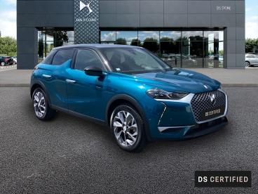 DS CERTIFIED Ds Ds 3 Crossback E-tense Grand Chic 4cv occasion certifiée - Citadine Electrique Bleu Millenium - Toit Noir Perla Nera - Moulins - 4119541_3