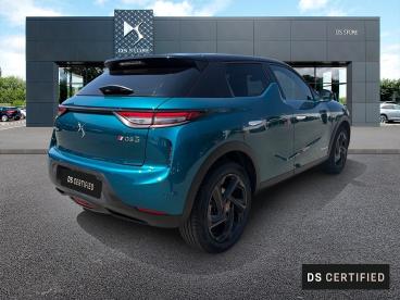 DS CERTIFIED Ds Ds 3 Crossback E-tense Performance Line + occasion certifiée - Citadine Electrique Bleu Millenium - Toit Noir Perla Nera - Trelissac - 4127601_2