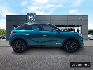 DS CERTIFIED Ds Ds 3 Crossback E-tense Performance Line + occasion certifiée - Citadine Electrique Bleu Millenium - Toit Noir Perla Nera - Trelissac - 4127601_4