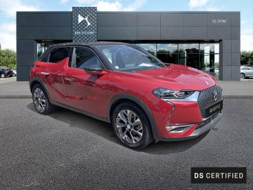 DS CERTIFIED Ds Ds 3 Crossback E-tense Grand Chic 4cv occasion certifiée - Citadine Electrique Rouge Rubi (m) - Toit Noir Perla Nera - St Brieuc - 4134626_3