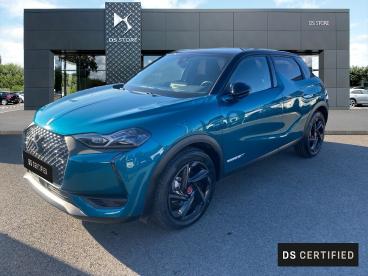 SPOTICAR Ds Ds 3 Crossback E-tense Performance Line + Occasion - Citadine Electrique Bleu Millenium - Toit Noir Perla Nera - Charleville Mezieres - 304150886_1