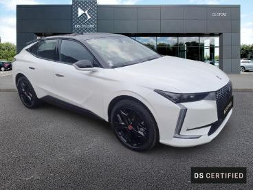 DS CERTIFIED Ds Ds 4 Hybride E-tense 225 Eat8 Performance Line occasion certifiée - Berline Hybride Rechargeable Blanc - Cerise - 3646078_3