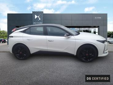 DS CERTIFIED Ds Ds 4 Hybride E-tense 225 Eat8 Performance Line occasion certifiée - Berline Hybride Rechargeable Blanc - Cerise - 3646078_4
