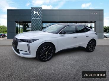DS CERTIFIED Ds Ds 4 Hybride Rechargeable 225 Eat8 Ligne Or occasion certifiée - Berline Hybride Rechargeable Blanc - Dijon - 3673654_1