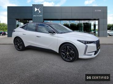 DS CERTIFIED Ds Ds 4 Hybride Rechargeable 225 Eat8 Ligne Or occasion certifiée - Berline Hybride Rechargeable Blanc - Dijon - 3673654_3