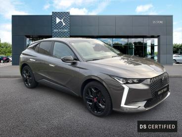 DS CERTIFIED Ds Ds 4 Hybride E-tense 225 Eat8 Performance Line+ occasion certifiée - Berline Hybride Rechargeable Gris Fonce - Pont Audemer - 3682511_3