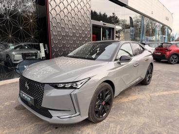 DS CERTIFIED Ds Ds 4 E-tense 225ch Performance Line + occasion certifiée - Berline Hybride Rechargeable Gris Laqué (m) - Vert Saint Denis - 3727463_1