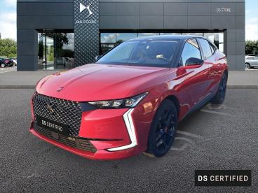 DS CERTIFIED Ds Ds 4 E-tense 225ch Performance Line + occasion certifiée - Berline Hybride Rechargeable Rouge - Sance - 3779027_1