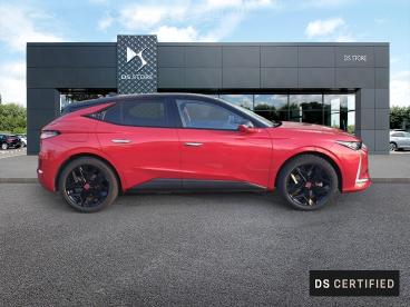 DS CERTIFIED Ds Ds 4 E-tense 225ch Performance Line + occasion certifiée - Berline Hybride Rechargeable Rouge - Sance - 3779027_4