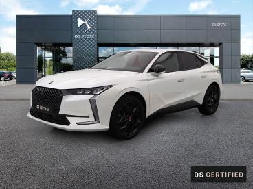 DS CERTIFIED Ds Ds 4 4 Hybride E-tense 225 Eat8 Performance Line+ occasion certifiée - Berline Hybride Rechargeable Blanc - Beziers - 3795235_1