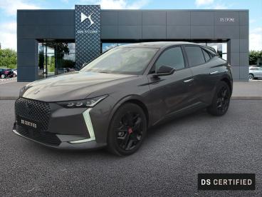 DS CERTIFIED Ds Ds 4 Puretech 130 Eat8 Performance Line+ occasion certifiée - Berline Essence Gris Fonce - Dieppe - 3821446_1