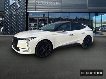 DS CERTIFIED Ds Ds 4 Puretech 130ch Performance Line + Automatique occasion certifiée - Berline Essence Blanc Nacré (n) - Orange - 3904894_1