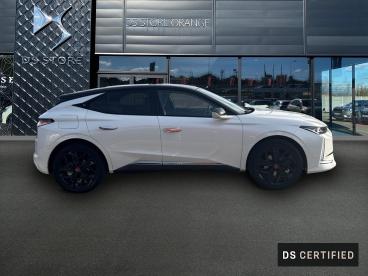 DS CERTIFIED Ds Ds 4 Puretech 130ch Performance Line + Automatique occasion certifiée - Berline Essence Blanc Nacré (n) - Orange - 3904894_4