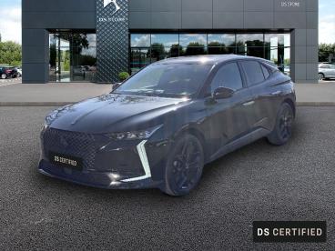 DS CERTIFIED Ds Ds 4 E-tense 225ch Performance Line + occasion certifiée - Berline Hybride Rechargeable Noir Perla Nera (n) - Moulins - 3909289_1