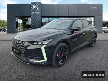 DS CERTIFIED Ds Ds 4 Hybride E-tense 225 Eat8 Performance Line+ occasion certifiée - Berline Hybride Rechargeable Noir Perla Nera Metallise - Caen - 3927954_1