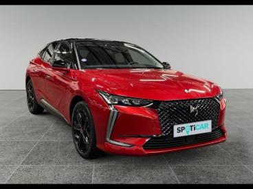 DS CERTIFIED Ds Ds 4 E-tense 225ch Performance Line + occasion certifiée - Berline Hybride Rechargeable Rouge - Colmar - 3929247_3