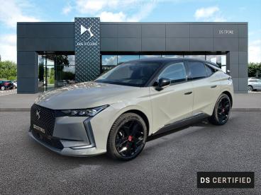 DS CERTIFIED Ds Ds 4 E-tense 225ch Performance Line + occasion certifiée - Berline Hybride Rechargeable Gris Laqué (m) - Valenciennes - 3931016_1