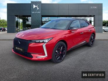 DS CERTIFIED Ds Ds 4 E-tense 225ch Eat8 Performance Line + occasion certifiée - Berline Hybride Rechargeable Rouge Velvet - Varennes Vauzelles - 3935278_1