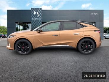 DS CERTIFIED Ds Ds 4 Puretech 130 Eat8 Performance Line+ occasion certifiée - Berline Essence Marron Clair - Pont Audemer - 3935400_4