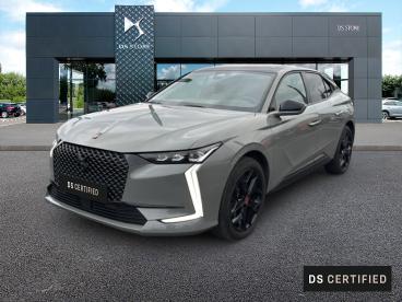 DS CERTIFIED Ds Ds 4 E-tense 225ch Performance Line occasion certifiée - Berline Hybride Rechargeable Gris Laqué (m) - Compiegne - 3952084_1