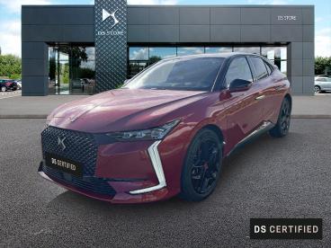 DS CERTIFIED Ds Ds 4 Bhdi 130 Ch   Performance Line + occasion certifiée - Berline Diesel Rouge Velvet - Varennes Vauzelles - 3965541_1