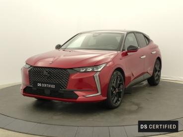 DS CERTIFIED Ds Ds 4 Hybride E-tense 225 Eat8 Performance Line+ occasion certifiée - Berline Hybride Rechargeable Rouge - Saint Malo - 3966108_1