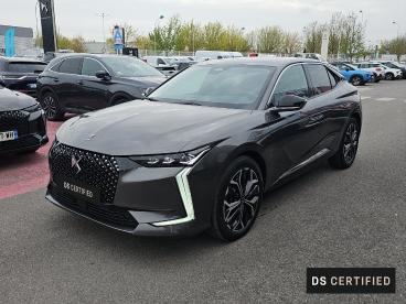 DS CERTIFIED Ds Ds 4 Hybride 136ch Etoile Automatique occasion certifiée - Berline Hybride Gris Platinium (m) - St Memmie - 3973553_1