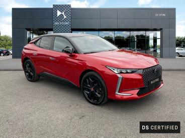 DS CERTIFIED Ds Ds 4 E-tense 225ch Performance Line + occasion certifiée - Berline Hybride Rechargeable Rouge - Charleville Mezieres - 4006059_3