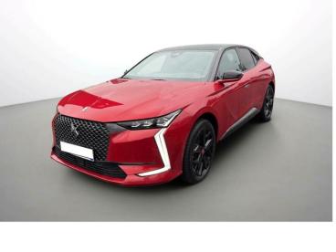 DS CERTIFIED Ds Ds 4 E-tense 225ch Performance Line + occasion certifiée - Berline Hybride Rechargeable Rouge - Saint Quentin - 4036537_1