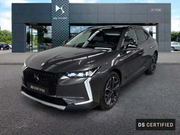 DS CERTIFIED Ds Ds 4 Hybride E-tense 225 Eat8 Cross Rivoli occasion certifiée - Berline Hybride Rechargeable Gris - St Etienne - 4043885_1