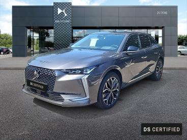 DS CERTIFIED Ds Ds 4 Hybride 136ch Etoile Automatique occasion certifiée - Berline Hybride Gris Platinium (m) - St Brieuc - 4093664_1