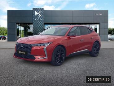 DS CERTIFIED Ds Ds 4 Bluehdi 130 Eat8 Performance Line+ occasion certifiée - Berline Diesel Rouge - Bourgoin Jallieu - 4097137_1