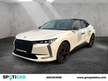 SPOTICAR Ds Ds 4 E-tense 225ch Performance Line + Occasion - Berline Hybride Rechargeable Blanc Nacré (n) - La Teste De Buch - 1204126949_1