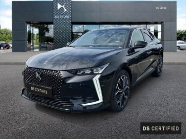 DS CERTIFIED Ds Ds 4 Hybride 145 E-dct6 Etoile - Cuir Nappa occasion certifiée - Berline Hybride Noire - Glos - 4142360_1