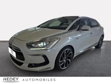 SPOTICAR Ds Ds 5 Hybrid4 Airdream Sport Chic Bmp6 Occasion - Berline Hybride Blanc Nacré - Montbeliard - 1203698943_1