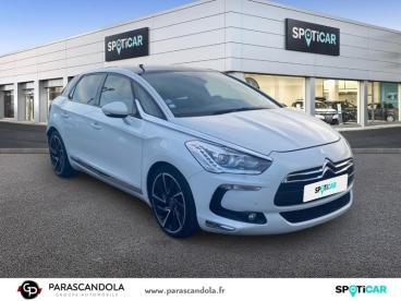 SPOTICAR Ds Ds 5 1.6 Thp 16v 200ch Sport Chic Occasion - Berline Essence Blanc Nacré - Orange - 1203945917_3