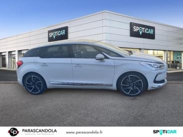 SPOTICAR Ds Ds 5 1.6 Thp 16v 200ch Sport Chic Occasion - Berline Essence Blanc Nacré - Orange - 1203945917_4