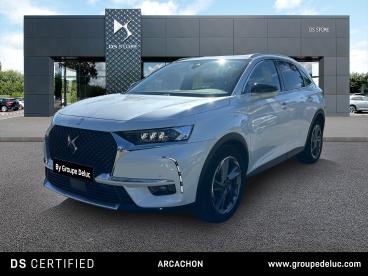 SPOTICAR Ds Ds 7 Crossback Bluehdi 130ch Grand Chic Automatique 139g Occasion - Suv-4x4 Diesel Blanc Banquise (o) - La Teste De Buch - 303491468_1