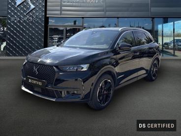 DS CERTIFIED Ds Ds 7 Crossback E-tense 4x4 300ch Performance Line + occasion certifiée - Suv Hybride Rechargeable Noire Perla Nera (n) - Orange - 3554436_1