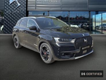DS CERTIFIED Ds Ds 7 Crossback E-tense 4x4 300ch Performance Line + occasion certifiée - Suv Hybride Rechargeable Noire Perla Nera (n) - Orange - 3554436_3