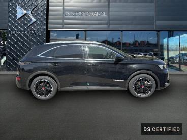 DS CERTIFIED Ds Ds 7 Crossback E-tense 4x4 300ch Performance Line + occasion certifiée - Suv Hybride Rechargeable Noire Perla Nera (n) - Orange - 3554436_4