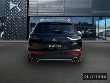 DS CERTIFIED Ds Ds 7 Crossback E-tense 4x4 300ch Performance Line + occasion certifiée - Suv Hybride Rechargeable Noire Perla Nera (n) - Orange - 3554436_5