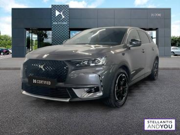 DS CERTIFIED Ds Ds 7 Crossback Crossback Hybride E-tense 225 Eat8 Performance Lin occasion certifiée - Suv Hybride Rechargeable Gris - Merignac - 3557857_1