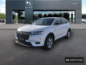 DS CERTIFIED Ds Ds 7 Crossback Crossback Bluehdi 130 Bvm6 Chic occasion certifiée - Suv Diesel Blanc - Le Mans - 3684313_1