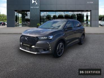 DS CERTIFIED Ds Ds 7 Crossback Crossback Hybride E-tense 225 Eat8 Performance Lin occasion certifiée - Suv Hybride Rechargeable Gris - Le Mans - 3705196_1